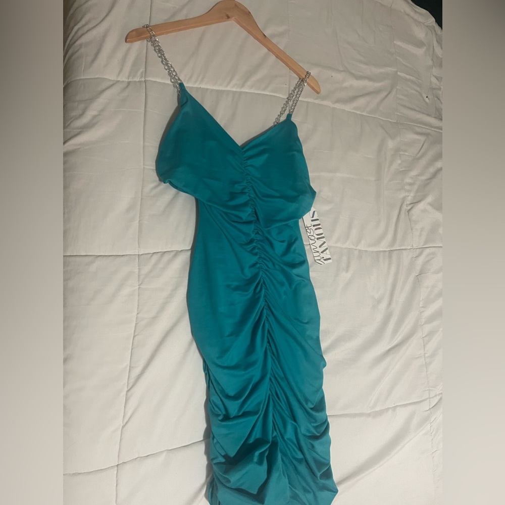 Blue dress